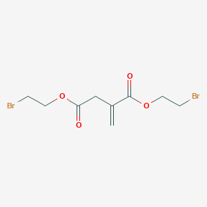 molecular formula C9H12Br2O4 B14736109 Bis(2-bromoethyl) 2-methylidenebutanedioate CAS No. 10578-06-0