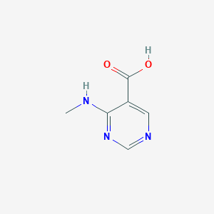 molecular formula C6H7N3O2 B1473615 4-(Methylamino)pyrimidine-5-carboxylic acid CAS No. 1522163-05-8