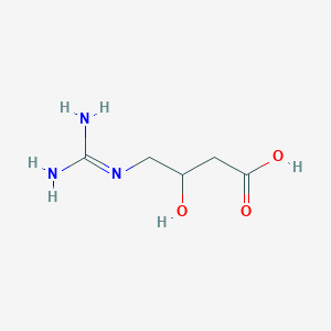 molecular formula C5H11N3O3 B14736181 gamma-Guanidino-beta-hydroxybutyric acid CAS No. 7010-89-1