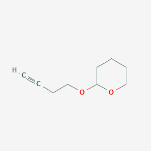 molecular formula C9H14O2 B147362 2-(3-Butynyloxy)tetrahydro-2H-pyran CAS No. 40365-61-5