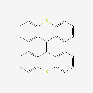 molecular formula C26H18S2 B14736219 9H,9'H-9,9'-Bithioxanthene CAS No. 10496-86-3