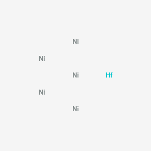 molecular formula HfNi5 B14736230 Hafnium;nickel CAS No. 12055-22-0