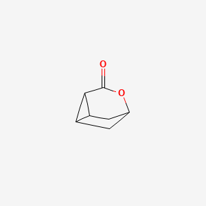 molecular formula C7H8O2 B14736248 4-Oxatricyclo[3.2.1.02,7]octan-3-one CAS No. 5649-99-0
