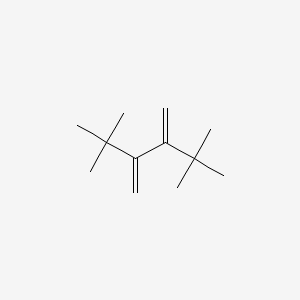 molecular formula C12H22 B14736283 1,3-Butadiene, 2,3-di(tert-butyl)- CAS No. 3378-20-9