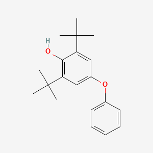 molecular formula C20H26O2 B14736315 2,6-Di-tert-butyl-4-phenoxyphenol CAS No. 6839-19-6