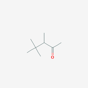 molecular formula C8H16O B14736323 3,4,4-Trimethylpentan-2-one CAS No. 5340-45-4