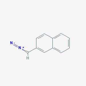 molecular formula C11H8N2 B14736332 2-(Diazomethyl)naphthalene CAS No. 10378-56-0