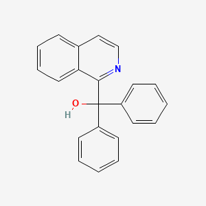 molecular formula C22H17NO B14736345 Isoquinolin-1-yl(diphenyl)methanol CAS No. 5467-92-5