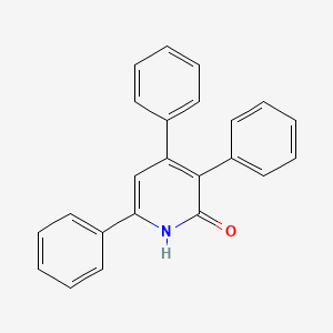 molecular formula C23H17NO B14736357 3,4,6-triphenyl-1H-pyridin-2-one CAS No. 3298-23-5