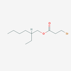 molecular formula C11H21BrO2 B14736367 2-Ethylhexyl 3-bromopropanoate CAS No. 5406-48-4