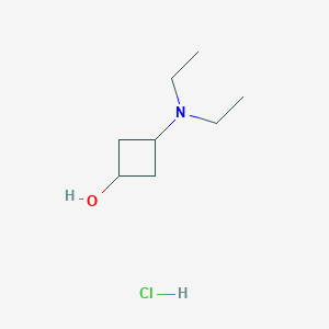 molecular formula C8H18ClNO B1473638 3-(Diethylamino)cyclobutanol hydrochloride CAS No. 2205504-76-1