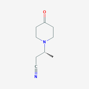 (R)-3-(4-Oxopiperidin-1-YL)butanenitrile