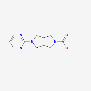 tert-butyl 5-(pyrimidin-2-yl)hexahydropyrrolo[3,4-c]pyrrole-2(1H)-carboxylate