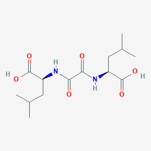 molecular formula C14H24N2O6 B14736476 L-Leucine, N,N'-(1,2-dioxo-1,2-ethanediyl)bis- CAS No. 5447-62-1