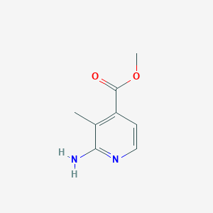 molecular formula C8H10N2O2 B1473657 Methyl 2-amino-3-methylisonicotinate CAS No. 878804-78-5