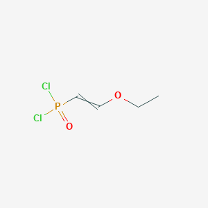 molecular formula C4H7Cl2O2P B14736583 Phosphonic dichloride, (2-ethoxyethenyl)- CAS No. 7010-16-4