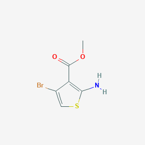 molecular formula C6H6BrNO2S B1473659 Methyl 2-amino-4-bromothiophene-3-carboxylate CAS No. 123946-22-3