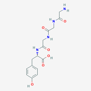 molecular formula C15H20N4O6 B14736650 Glycylglycylglycyl-L-tyrosine CAS No. 5550-81-2