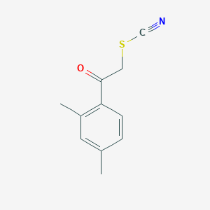 molecular formula C11H11NOS B14736656 2-(2,4-Dimethylphenyl)-2-oxoethyl thiocyanate CAS No. 6097-20-7
