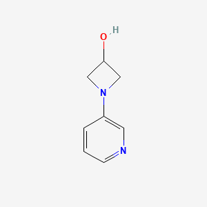 molecular formula C8H10N2O B1473667 1-(Pyridin-3-yl)azetidin-3-ol CAS No. 1823946-64-0