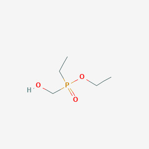 molecular formula C5H13O3P B14736706 Ethyl ethyl(hydroxymethyl)phosphinate CAS No. 5856-95-1