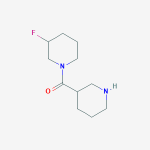molecular formula C11H19FN2O B1473671 (3-Fluoropiperidin-1-yl)(piperidin-3-yl)methanone CAS No. 2005163-26-6