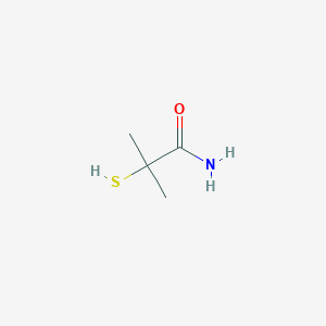molecular formula C4H9NOS B14736713 Propanamide, 2-mercapto-2-methyl- CAS No. 6345-96-6