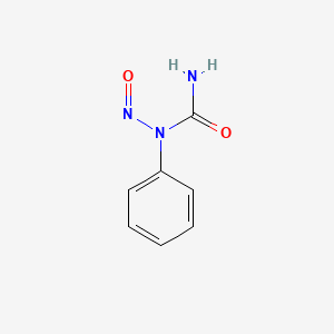 molecular formula C7H7N3O2 B14736806 Urea, N-nitroso-N-phenyl- CAS No. 6268-32-2