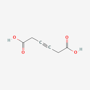 molecular formula C6H6O4 B14736918 Hex-3-ynedioic acid CAS No. 5963-39-3
