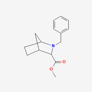 molecular formula C15H19NO2 B1473703 methyl (1R,3S,4S)-2-benzyl-2-azabicyclo[2.2.1]heptane-3-carboxylate CAS No. 2103660-05-3