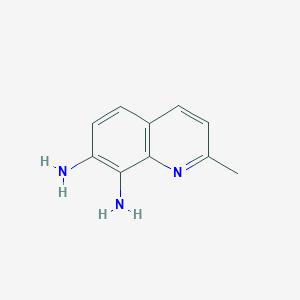 molecular formula C10H11N3 B1473706 2-Methylquinoline-7,8-diamine CAS No. 1351516-03-4