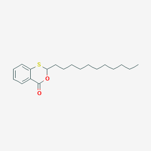 molecular formula C19H28O2S B14737088 2-Undecyl-3,1-benzoxathiin-4-one CAS No. 6629-34-1