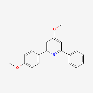 molecular formula C19H17NO2 B1473714 4-Methoxy-2-(4-methoxyphenyl)-6-phenylpyridine CAS No. 1781241-46-0