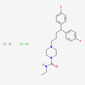molecular formula C23H31Cl2F2N3O B1473715 Amperozide Dihydrochloride CAS No. 1307807-06-2