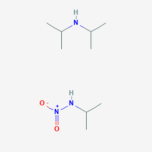 molecular formula C9H23N3O2 B14737164 N-propan-2-ylnitramide;N-propan-2-ylpropan-2-amine CAS No. 6271-28-9