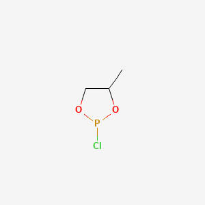 molecular formula C3H6ClO2P B14737189 2-Chloro-4-methyl-1,3,2-dioxaphospholane CAS No. 6362-86-3