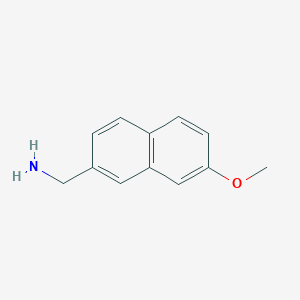 molecular formula C12H13NO B1473720 （7-甲氧基萘-2-基）甲胺 CAS No. 1261505-43-4