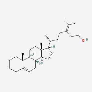molecular formula C29H48O B1473721 (6R)-6-[(8S,9S,10R,13R,14S,17R)-10,13-dimethyl-2,3,4,7,8,9,11,12,14,15,16,17-dodecahydro-1H-cyclopenta[a]phenanthren-17-yl]-3-propan-2-ylideneheptan-1-ol CAS No. 28949-66-8