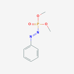 molecular formula C8H11N2O3P B14737219 Dimethyl [(E)-phenyldiazenyl]phosphonate CAS No. 3348-54-7