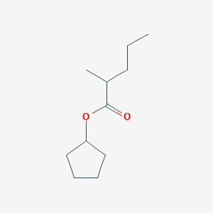 molecular formula C11H20O2 B14737238 Cyclopentyl 2-methylpentanoate CAS No. 6297-47-8