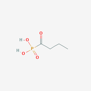 molecular formula C4H9O4P B14737254 Butanoylphosphonic acid CAS No. 6874-56-2