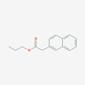 molecular formula C15H16O2 B14737284 Propyl (naphthalen-2-yl)acetate CAS No. 2876-69-9