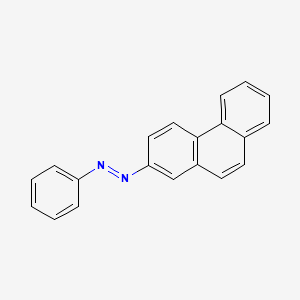 molecular formula C20H14N2 B14737299 (e)-1-(Phenanthren-2-yl)-2-phenyldiazene CAS No. 6325-55-9