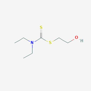 molecular formula C7H15NOS2 B14737308 2-Hydroxyethyl diethylcarbamodithioate CAS No. 5347-18-2
