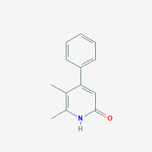 molecular formula C13H13NO B14737312 5,6-Dimethyl-4-phenyl-2-pyridone CAS No. 10354-07-1