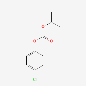 molecular formula C10H11ClO3 B14737356 4-Chlorophenyl propan-2-yl carbonate CAS No. 5335-19-3