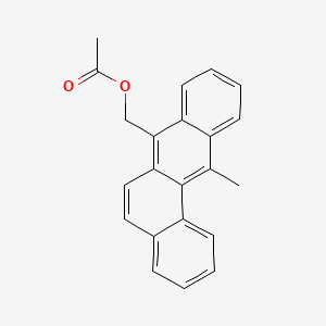 molecular formula C22H18O2 B14737378 7-Acetoxymethyl-12-methylbenz(a)anthracene CAS No. 2517-98-8