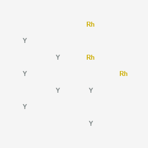 molecular formula Rh3Y7 B14737411 Rhodium;yttrium CAS No. 12038-94-7