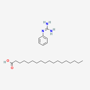 molecular formula C25H45N3O2 B14737419 Guanidine, 1-phenyl-, stearate CAS No. 5327-69-5