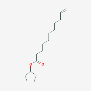 molecular formula C16H28O2 B14737456 Cyclopentyl undec-10-enoate CAS No. 5421-51-2